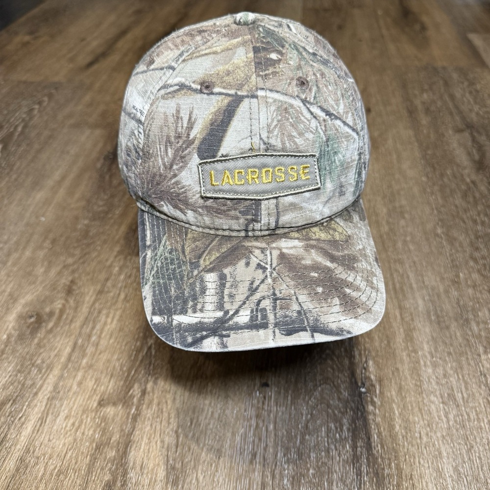 Lacrosse Footwear Hat Camo Cap Adj Strap Ripstop Gorpcore Outdoor Hiking Camping